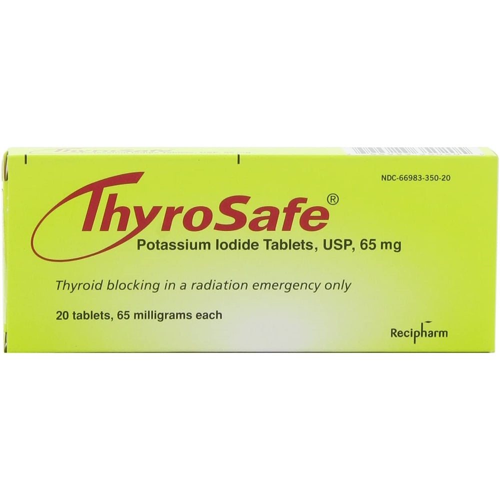 Suplementos Alimenticios Tabletas de yoduro de potasio