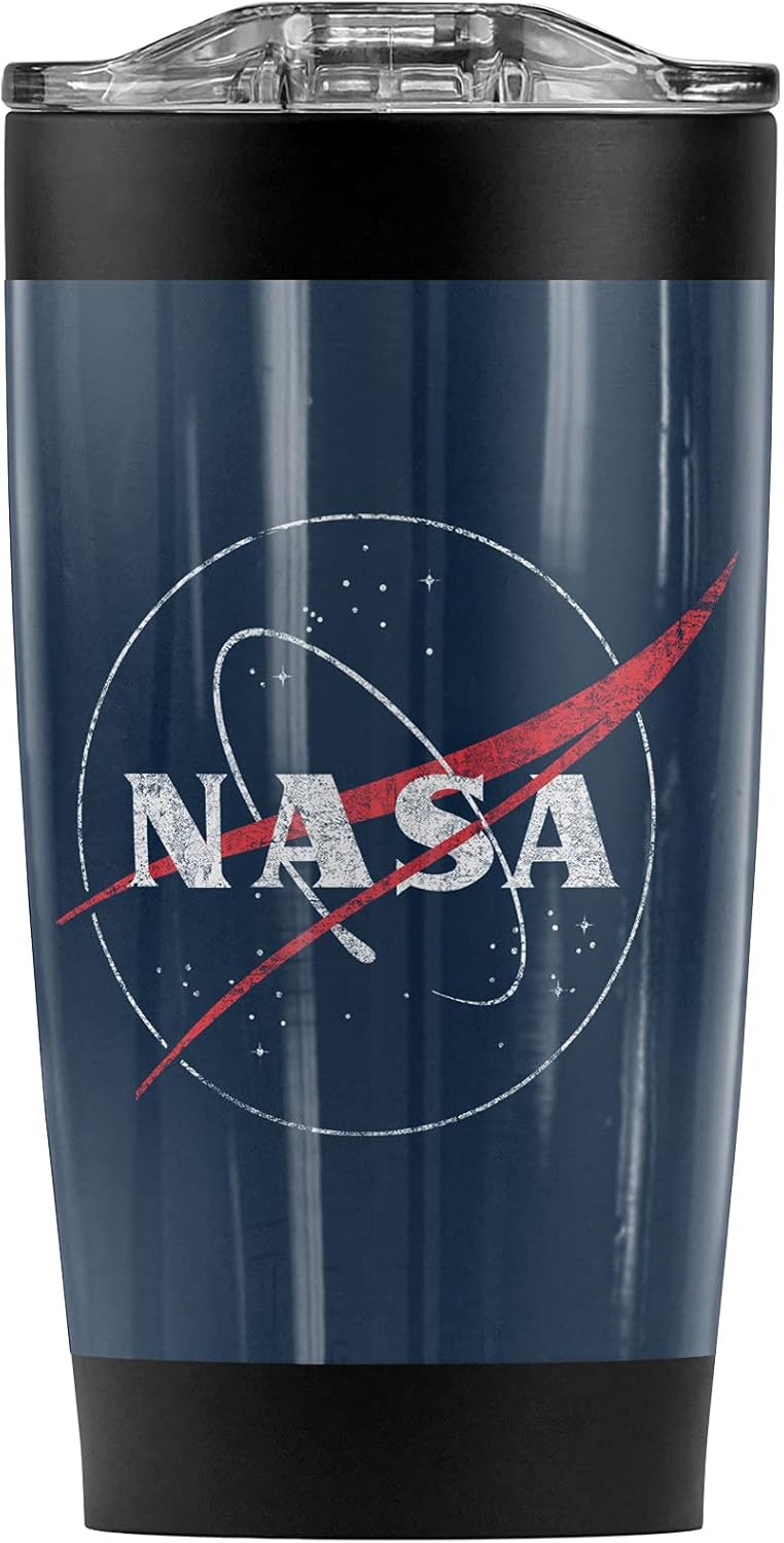 Taza de Acero Inoxidable NASA 20 oz, Aislada, Tapa Antifugas