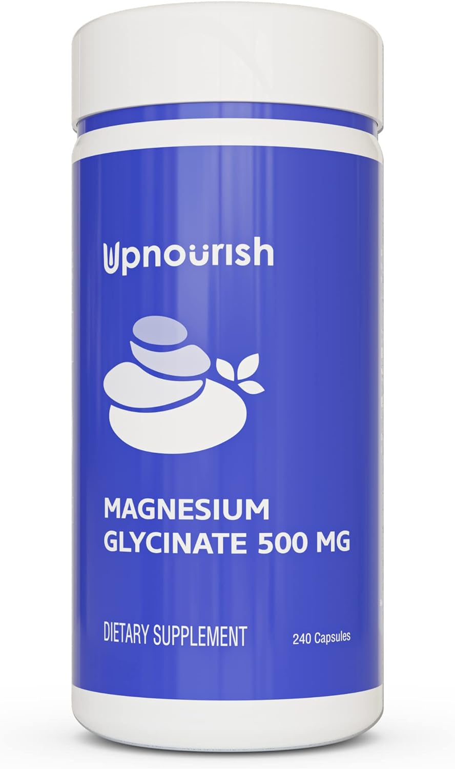 UpNourish Magnesio Glicinato 500mg Cápsulas - Calm & Sueño