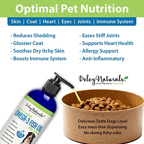 Aceite de pescado Omega 3 salvaje para perros