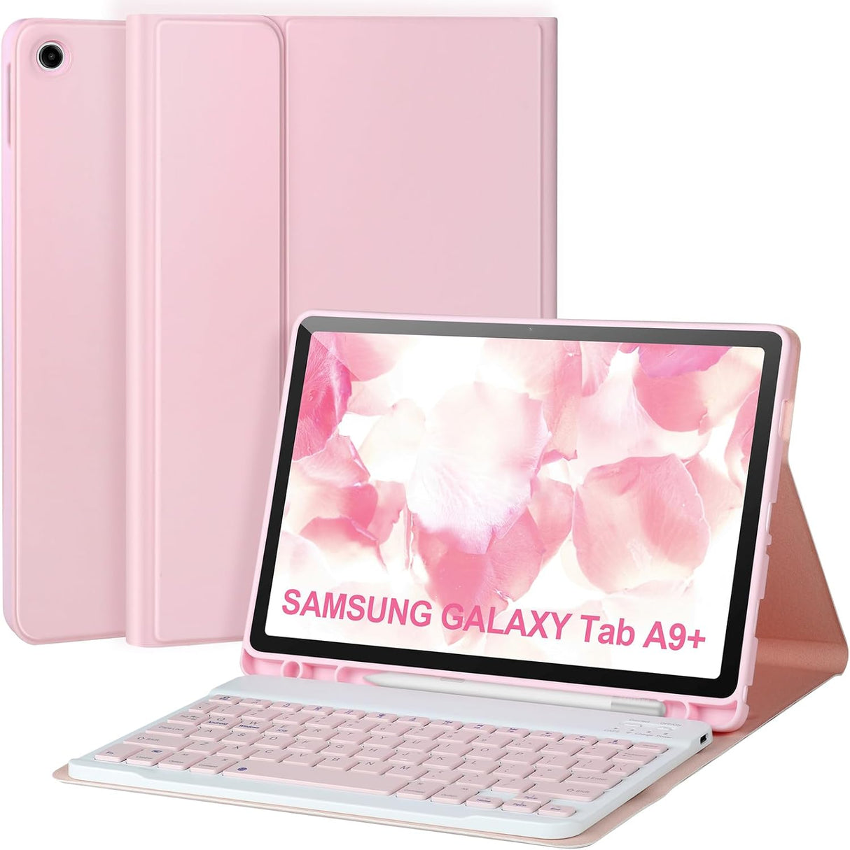 Funda con Teclado Samsung, Soporte S Pen, Galaxy Tab A9+ 2023