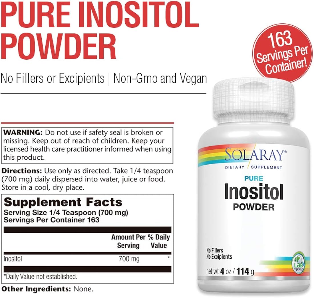Suplementos Polvo de inositol puro el cerebro saludable