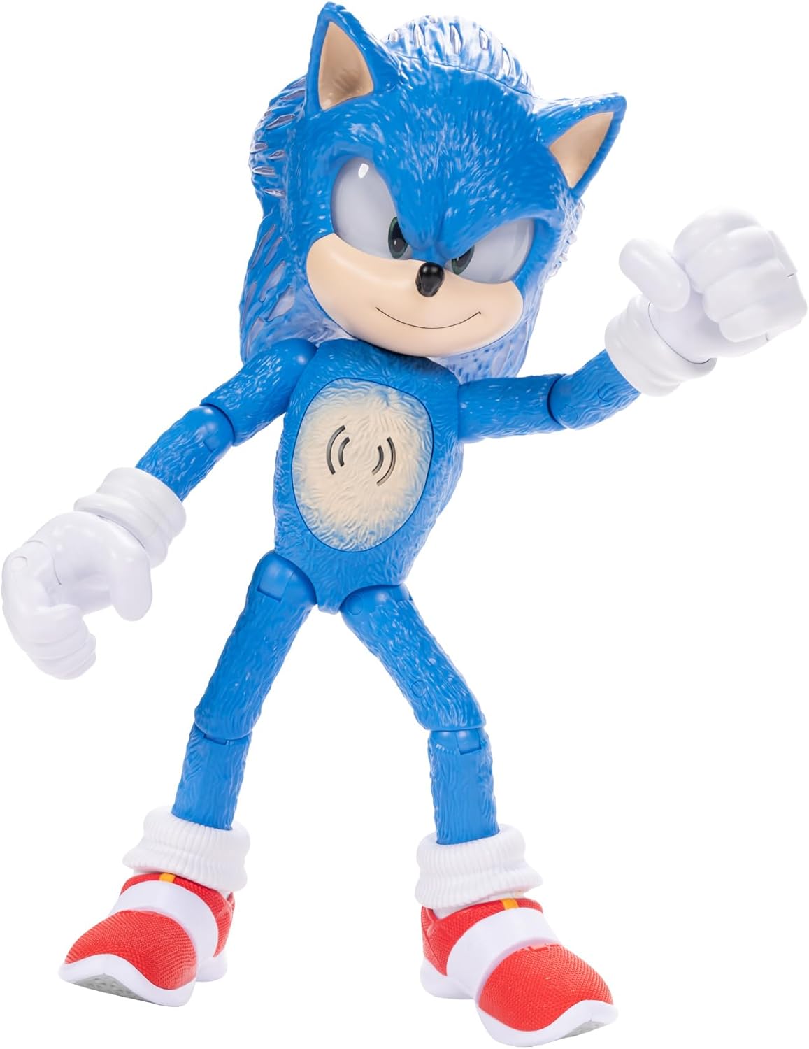 Figura Sonic 12 Ultimate, Sonic, 30+ Frases, Ojos y Espinas Lumin.