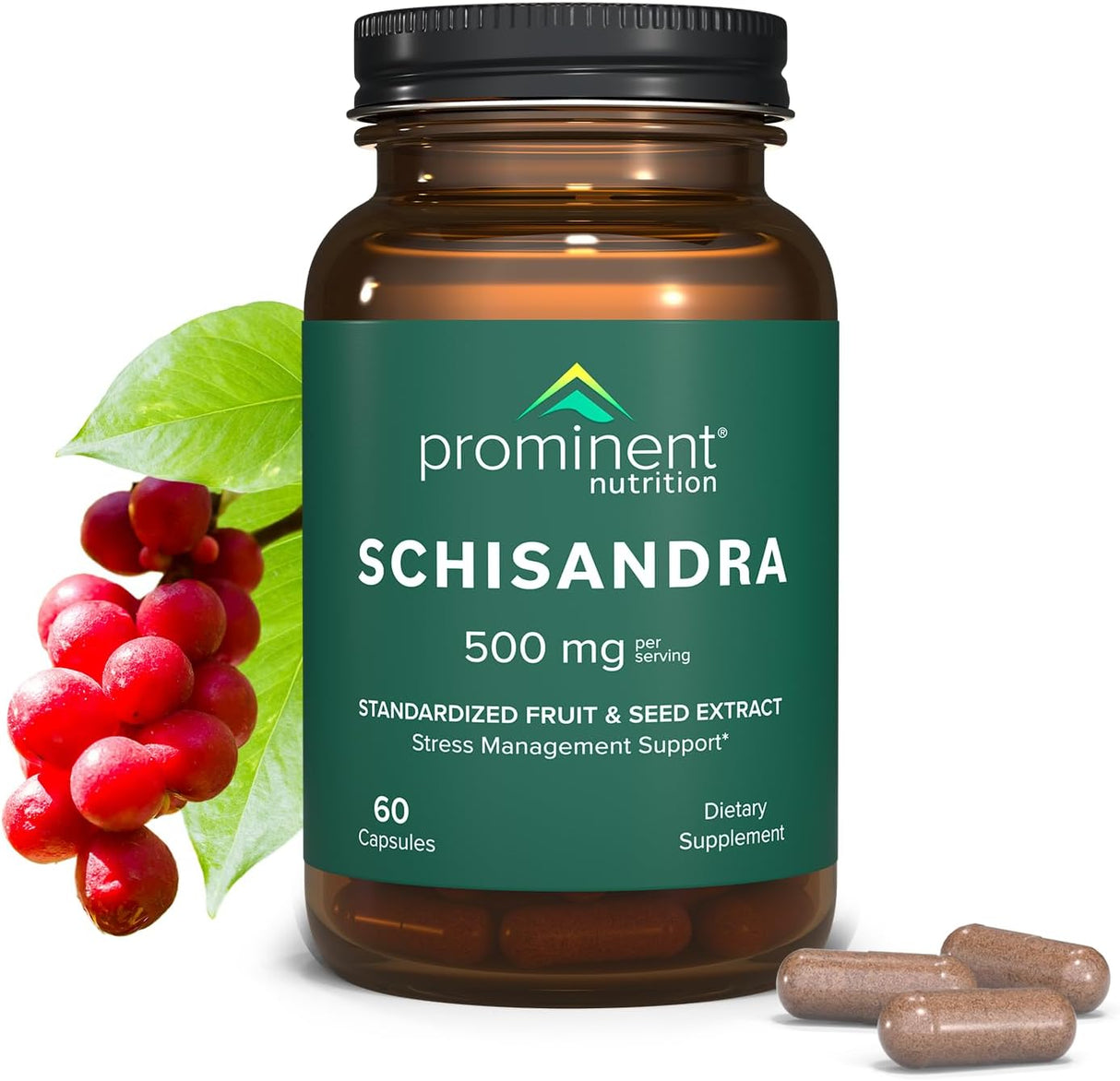 Schisandra Suplemento Suprarrenal Support 500 mg 60 Cápsulas