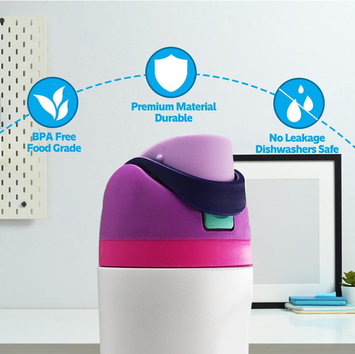 Tapa de Repuesto para Owala Freesip, BPA-Free, Compatible 16-40oz