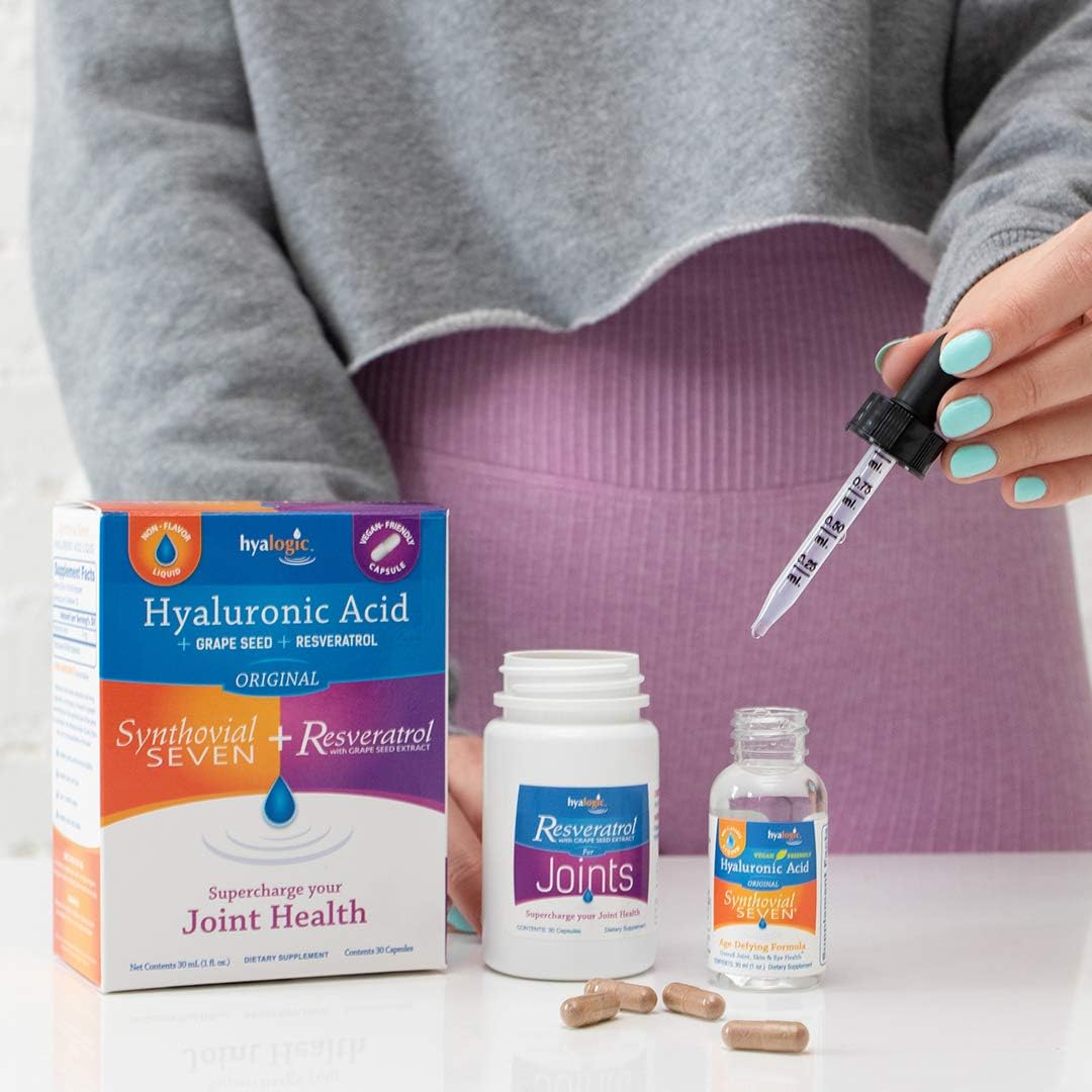 Cápsulas líquidas de ácido hialurónico y resveratrol Hyalogic