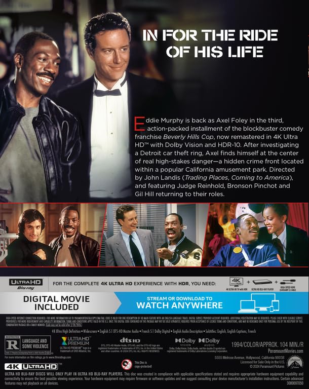 Cine 4K UHD: Beverly Hills Cop III