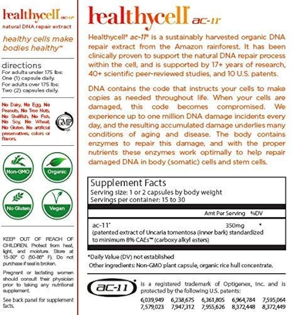 Extracto de reparación de ADN de la garra de gato