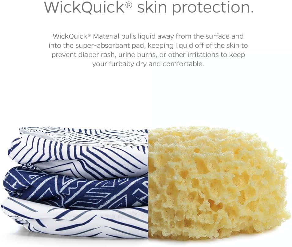 Pet Parents Bandas para vientre lavables alta calidad Kahuna