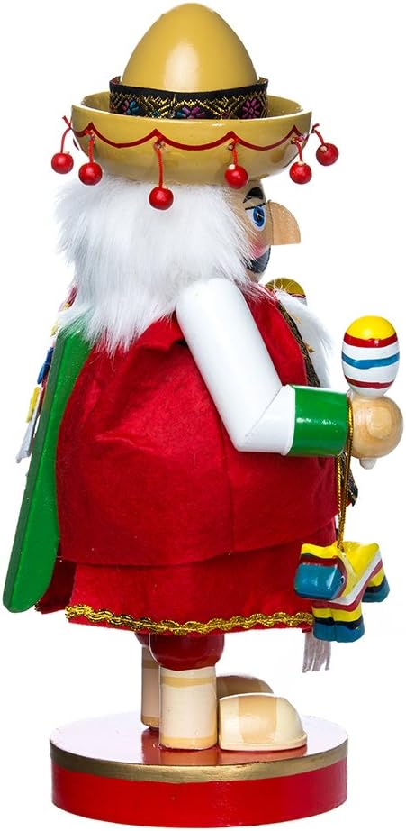 Adorno de mesa Nutcracker Mexicano - Kurt Adler, Colección Chubby