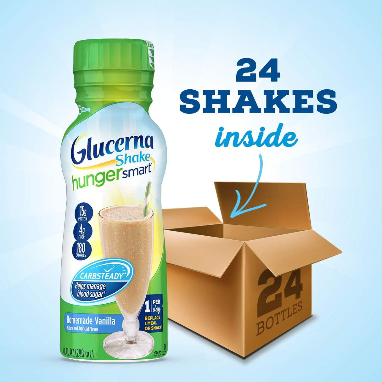 Suplemento Glucerna Hunger Smart caja 24 unidades