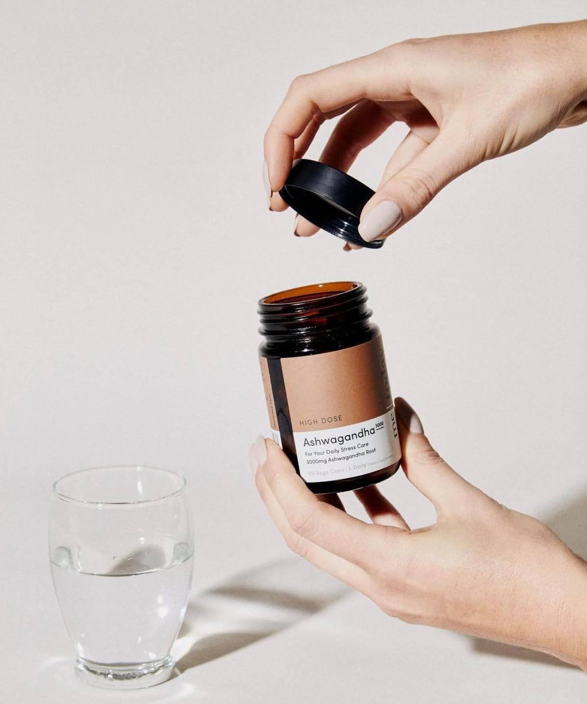 Ashwagandha 3000, Adaptógeno, Alivio Estrés, 60 Cápsulas