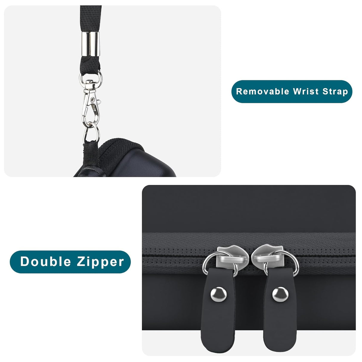 Estuche rígido compatible con consola de juegos portátil