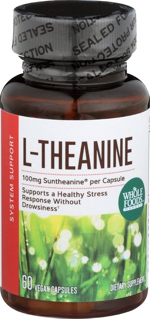 Suplementos Whole Foods Market L-teanina 100 mg 60 unidades