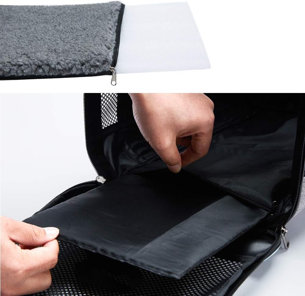 Transportín Vceoa 17.5x11x11 para gatos y perros hasta 16 lbs