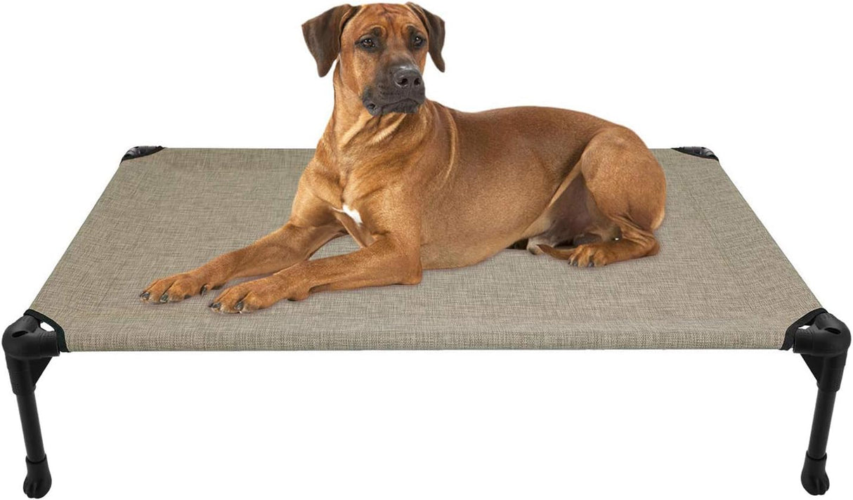 Cama elevada para perros Veehoo, portátil, malla, CWC1803-L