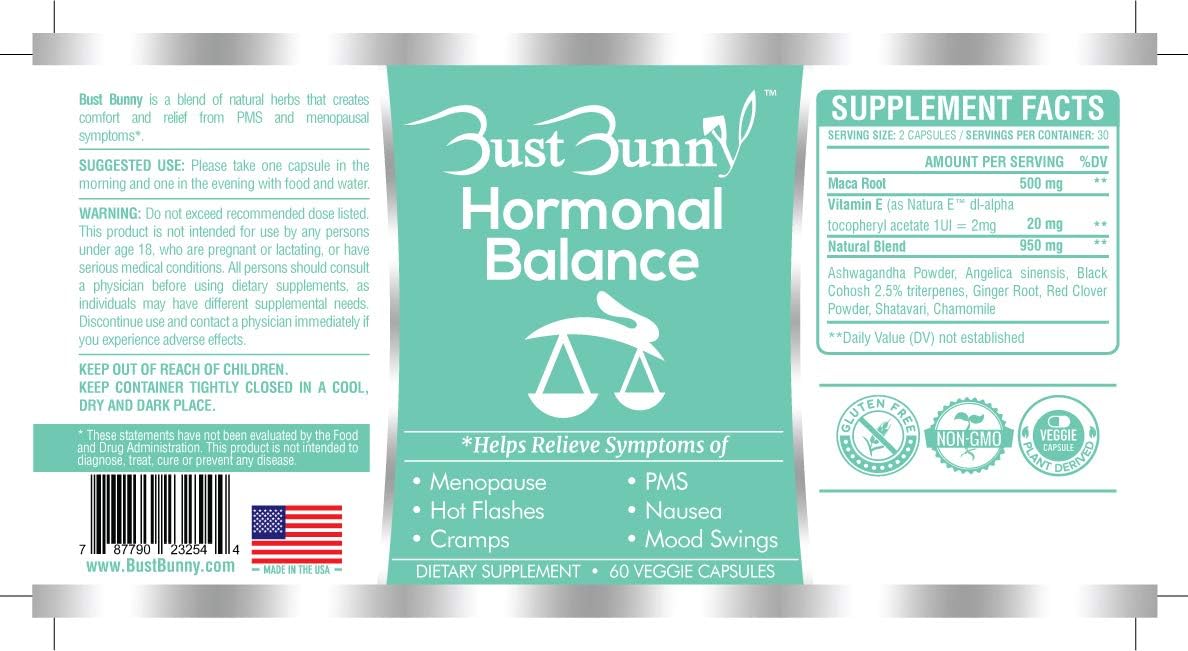 Alivio de la menopausia y el síndrome premenstrual Bust Bunny