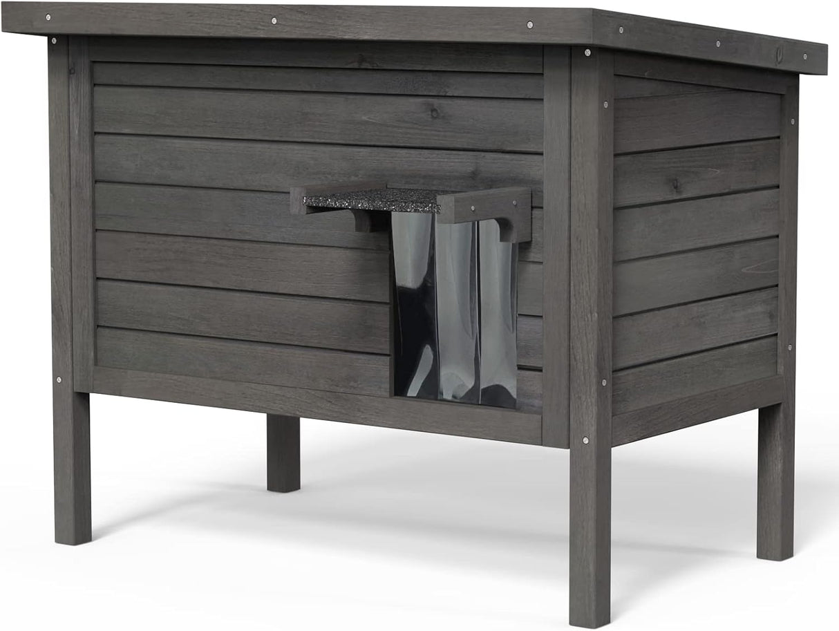 Casa para Gatos GDLF, Aislada, Madera, Grande, Modelo 34.5