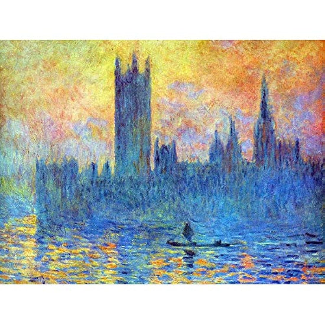 Parlamento de Claude Monet en invierno Old
