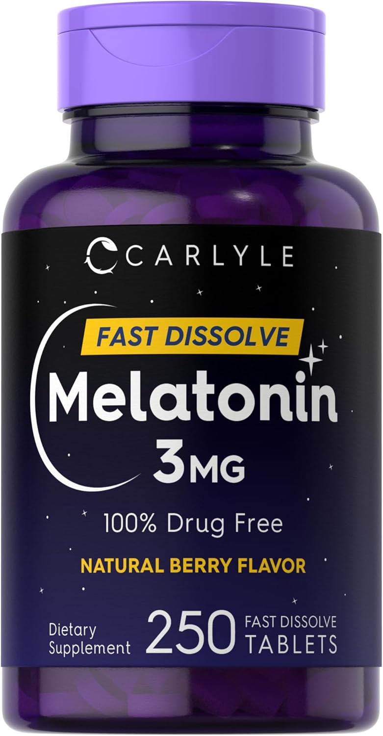 Tabletas de Melatonina 3mg Carlyle | Veganas y Sin Gluten