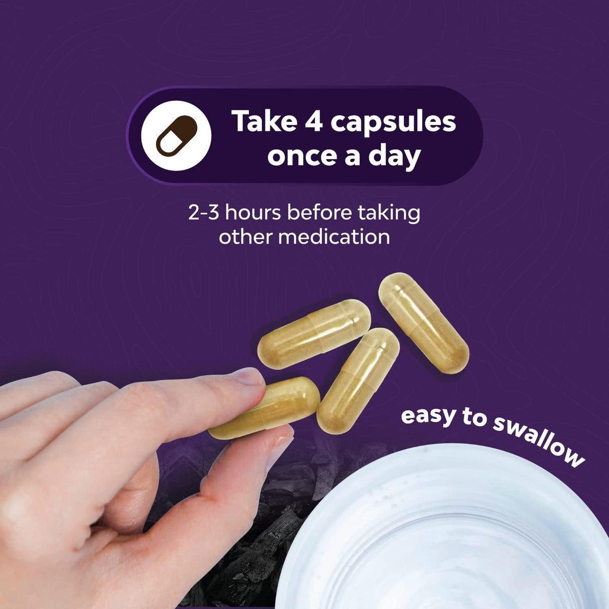 Suplementos Alimenticios Cápsulas de carbón activado