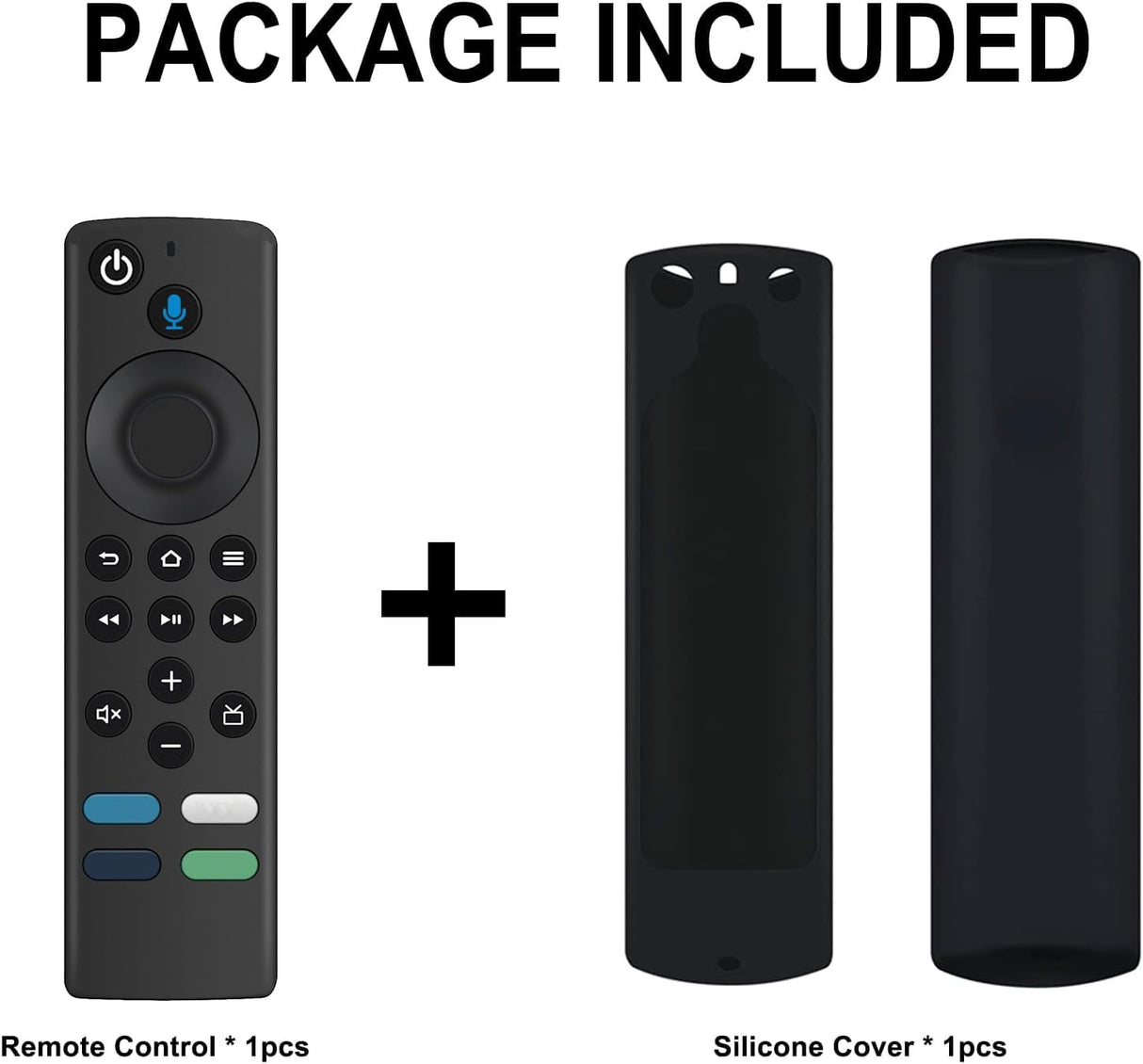 Control remoto Allimity L5B83G con silicona para Amazon TV