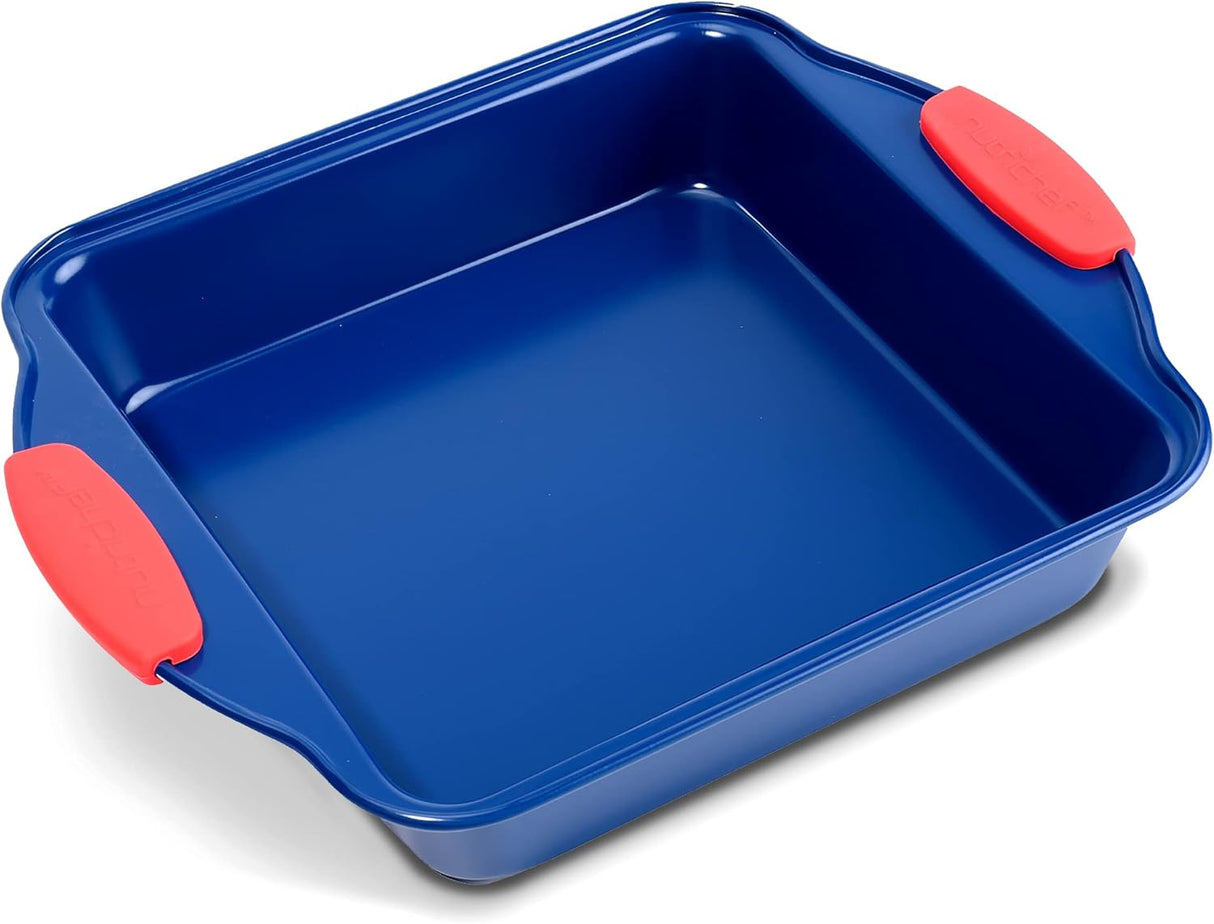 Bandeja antiadherente azul NUTRICHEF BKNCSBSBL8SQUARE