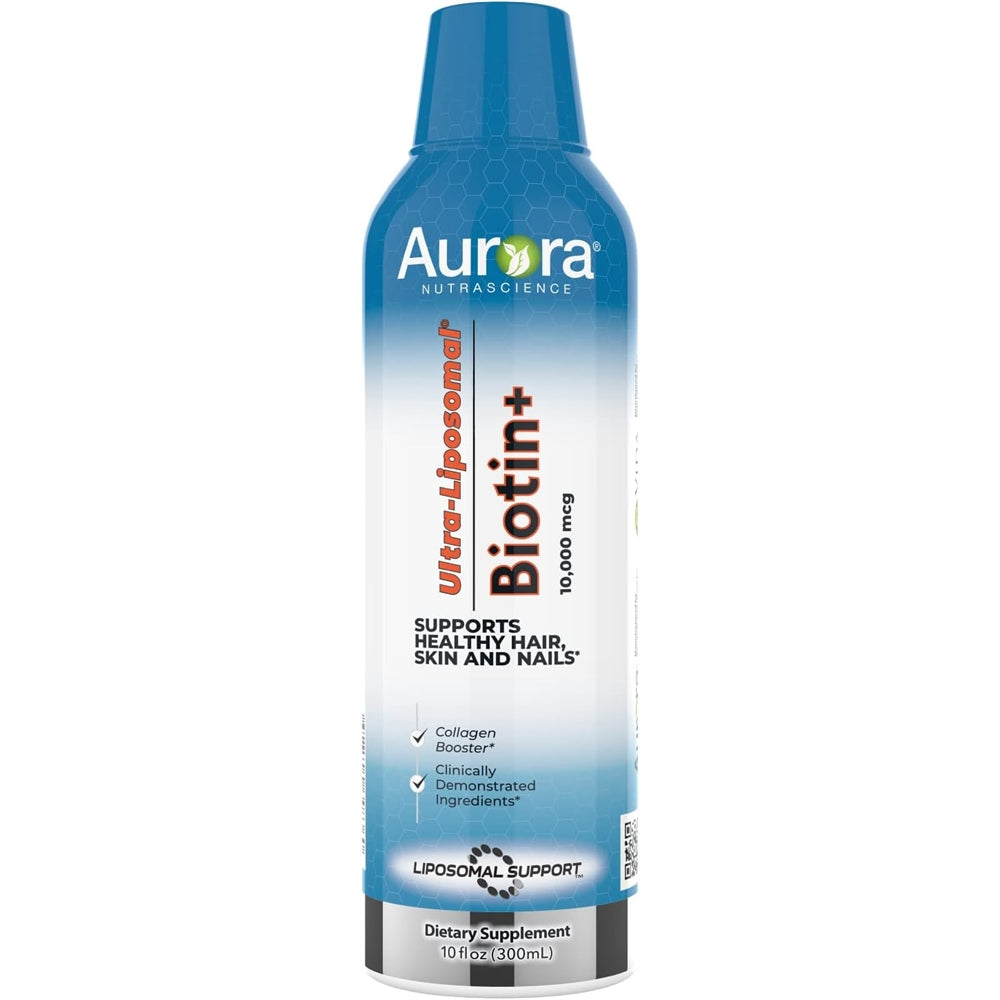 Suplementos Biotina ultra liposomal 10,000 mcg 30 dosis 10oz