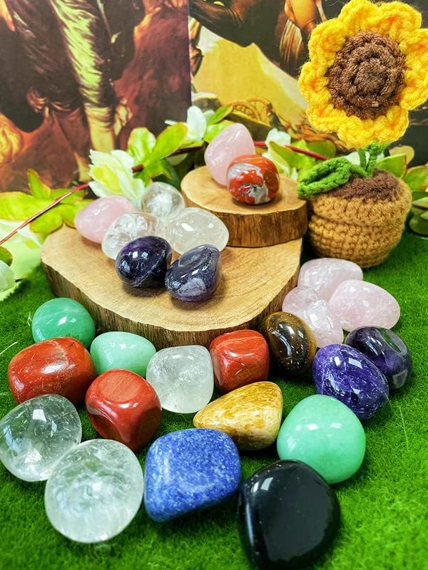 Juego de piedras de cristal para sanación de chakras 7 Pcs