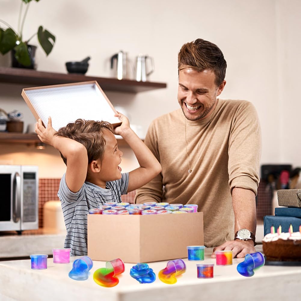 Slime de Fiesta Galaxy Slime para Niños Juguetes Antiestrés