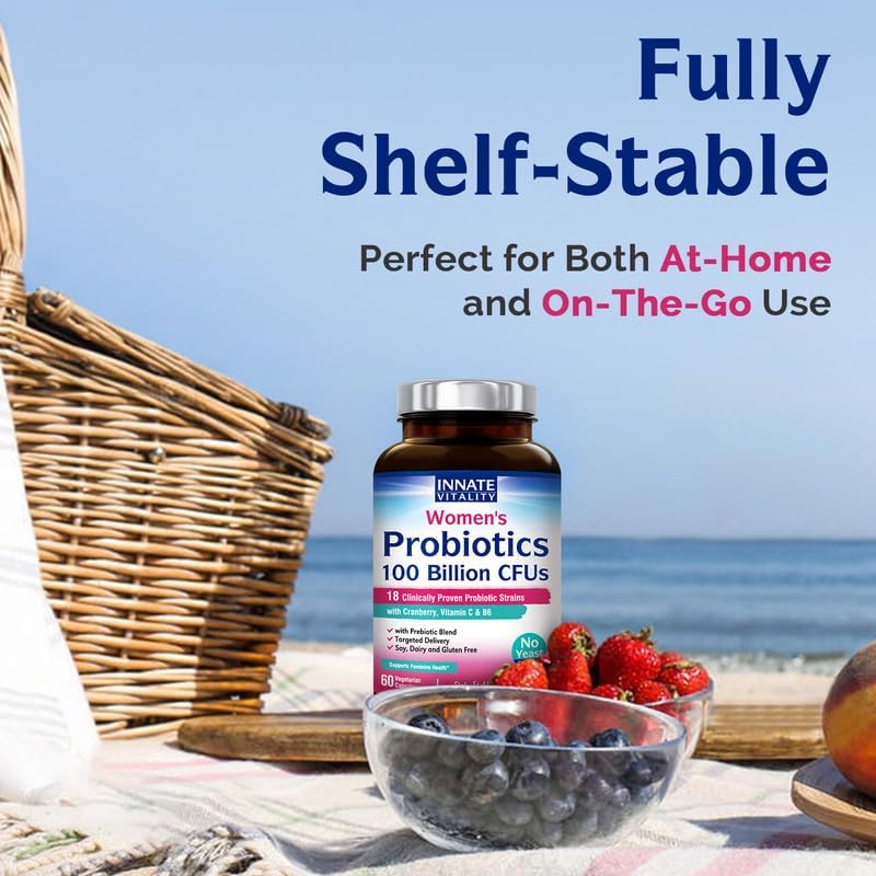 Probióticos para Mujeres con Arándano, Vitaminas C y B6