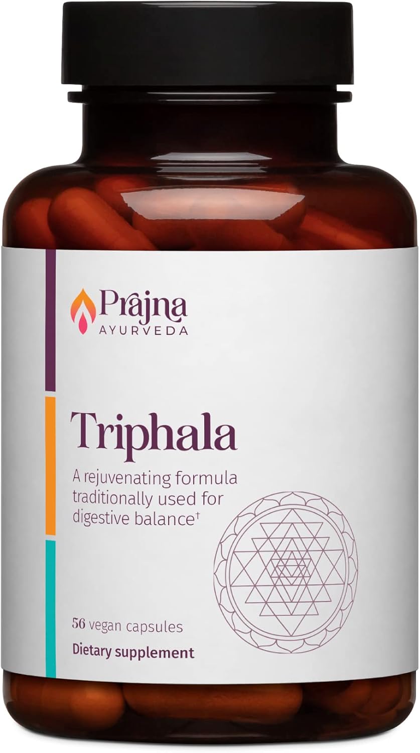 Suplemento Ayurveda Triphala con Amla, Haritaki y Bibhitaki