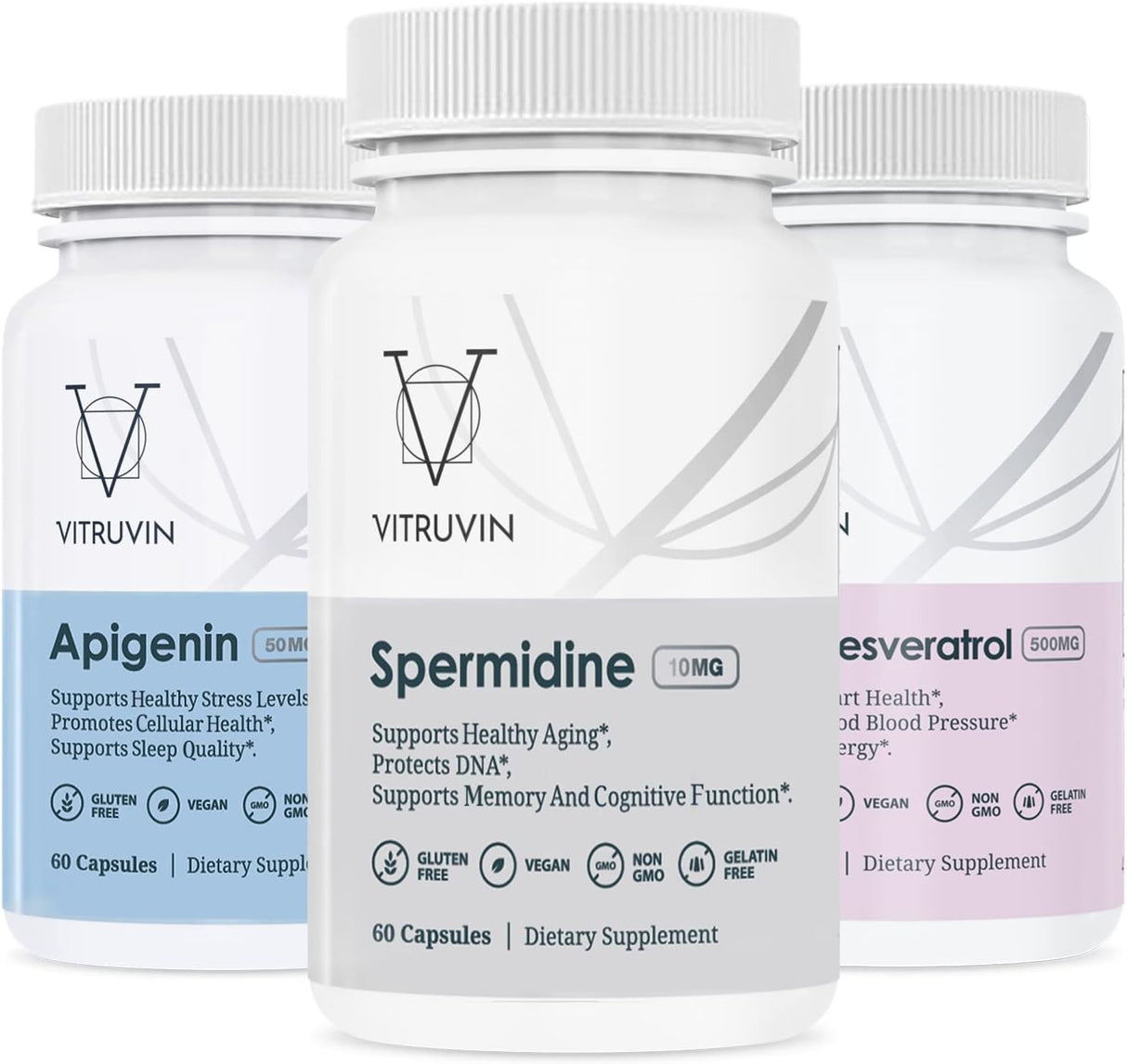 Suplemento resveratrol 500 mg piperina 5 mg vegano sin OMG
