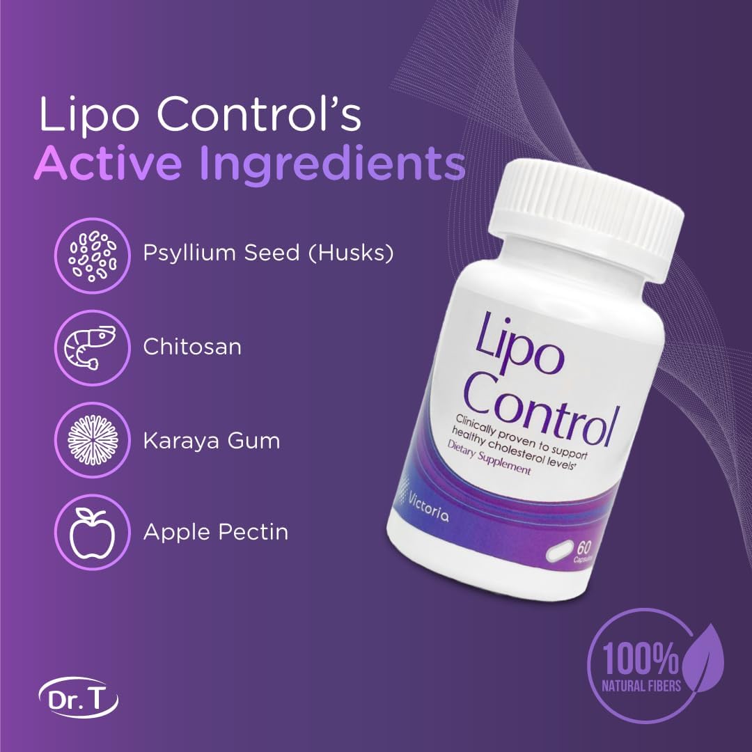 Suplemento Natural de Colesterol Dr. T - 60 Cápsulas