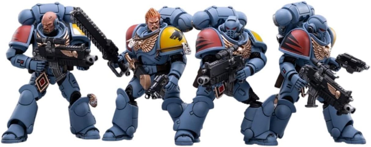 Figura de Acción JOYTOY Space Wolves Pack de 4, Warhammer 40K