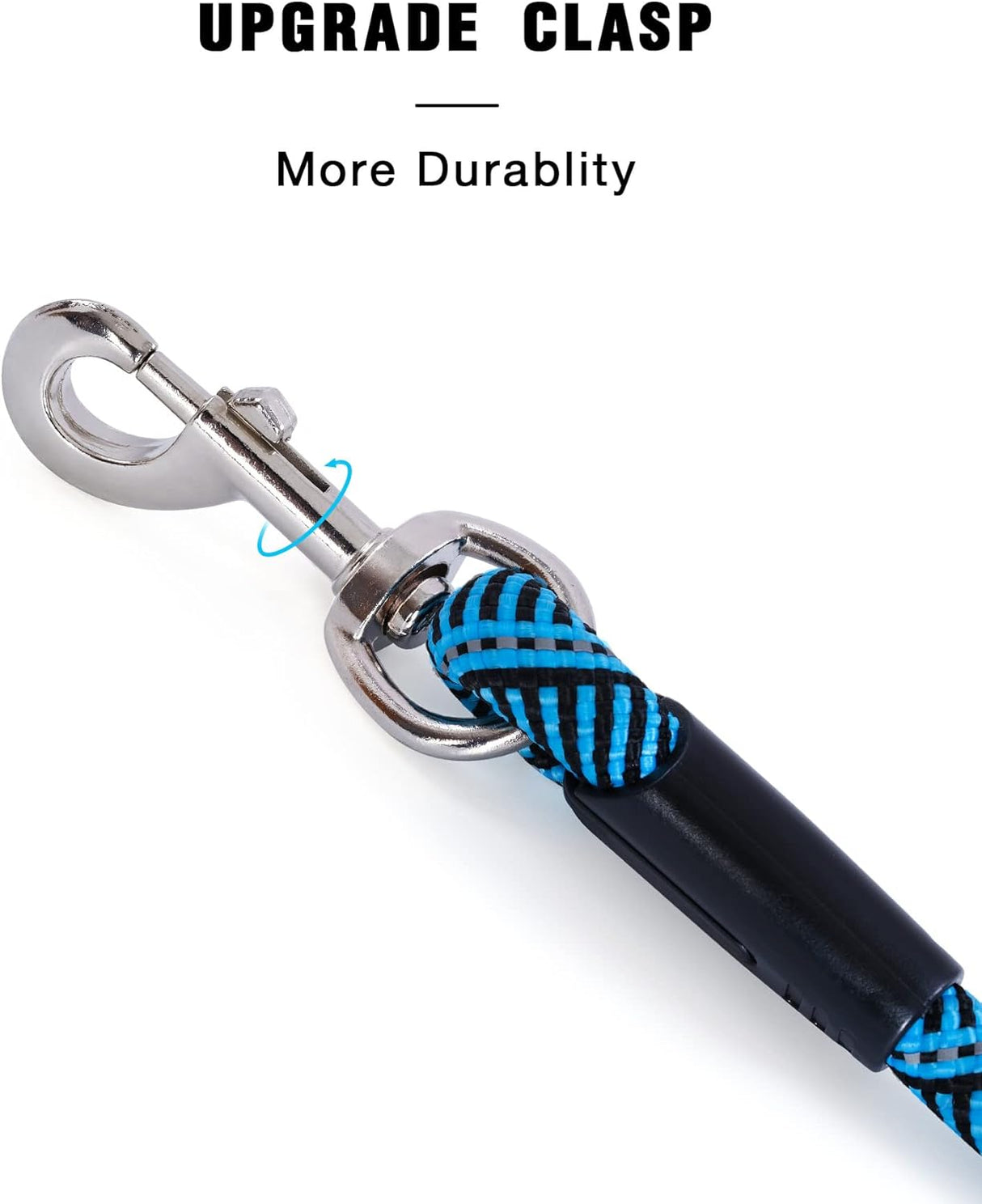 Correa Larga para Perros con Hilo Reflectante, 15FT/30FT/50FT