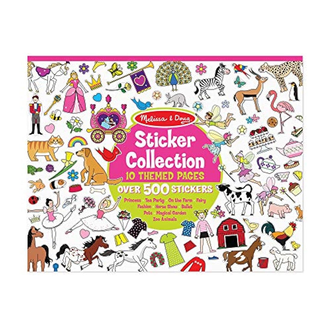 Melissa & Doug, libro de colección de calcomanías: princesas