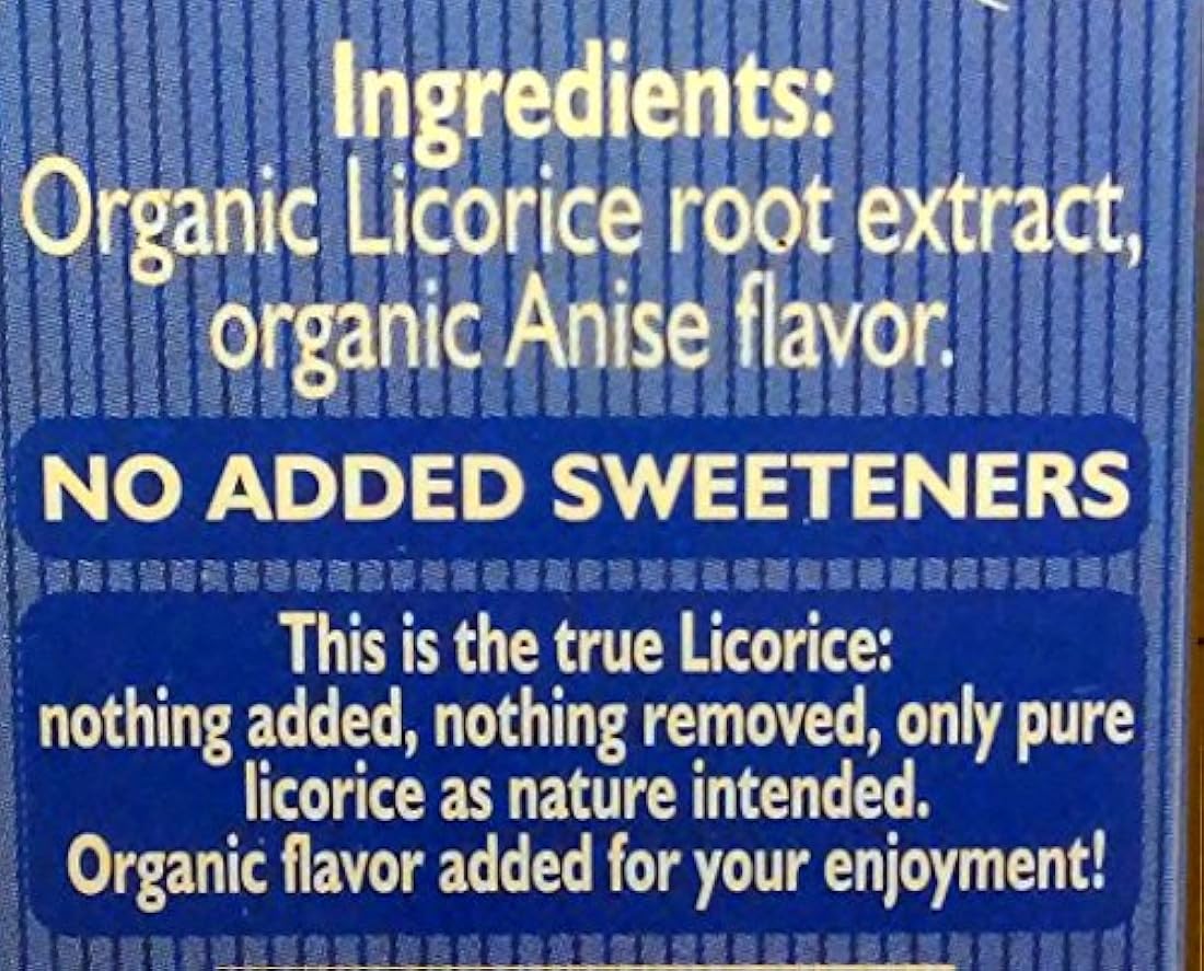 Zagarese Licorice 100% orgánico con anís