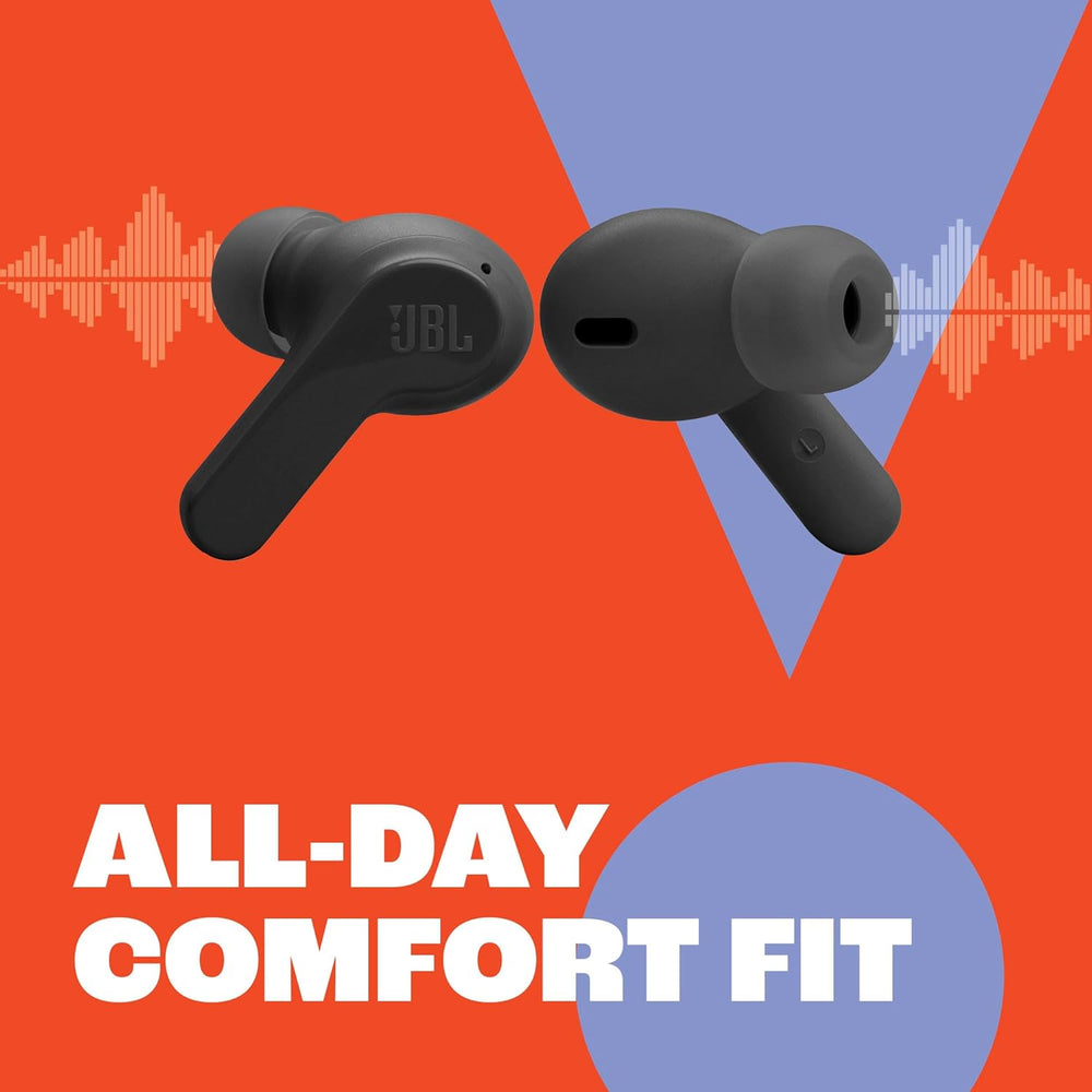 Auriculares Inalámbricos JBL Vibe Beam, Sonido Profundo, 32h