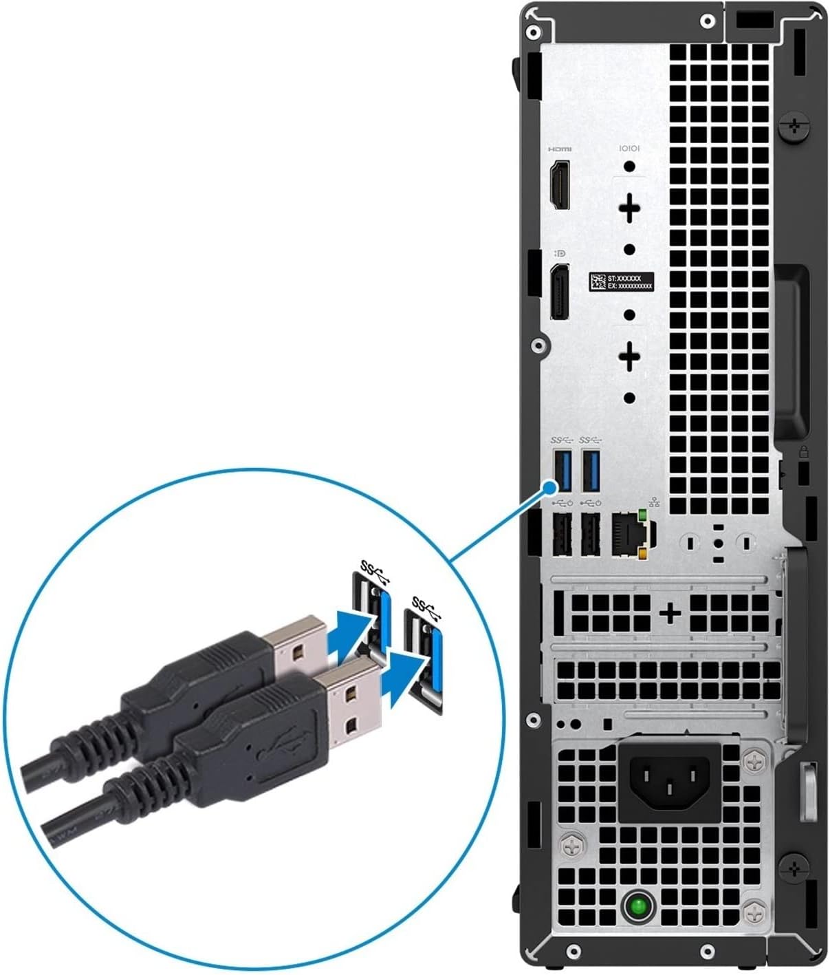 Computadora de sobremesa Intel Core i5 de 12ª negro