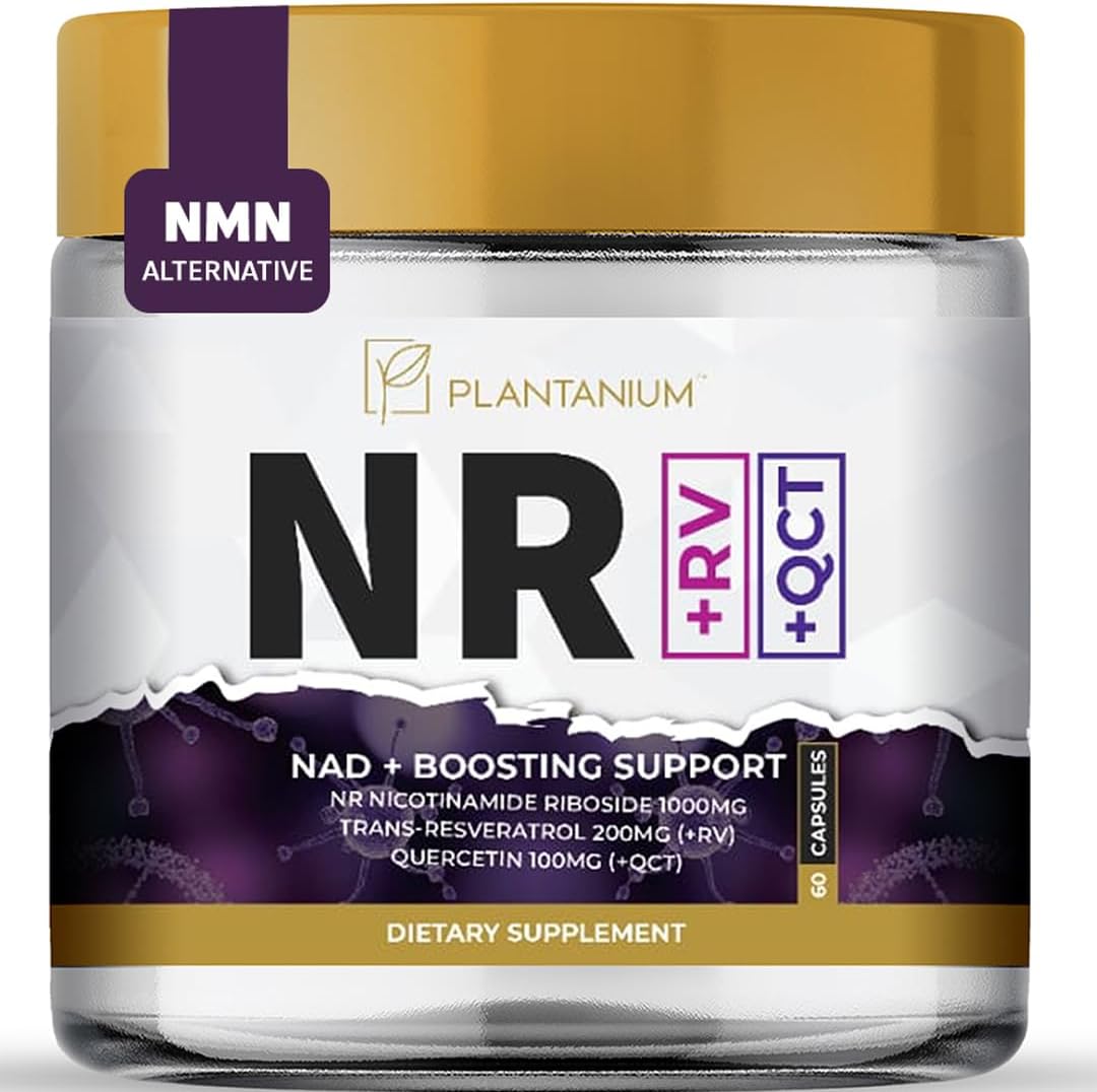 NAD+ Triple Acción NR, Resveratrol, Quercetina - Antienvejecimiento