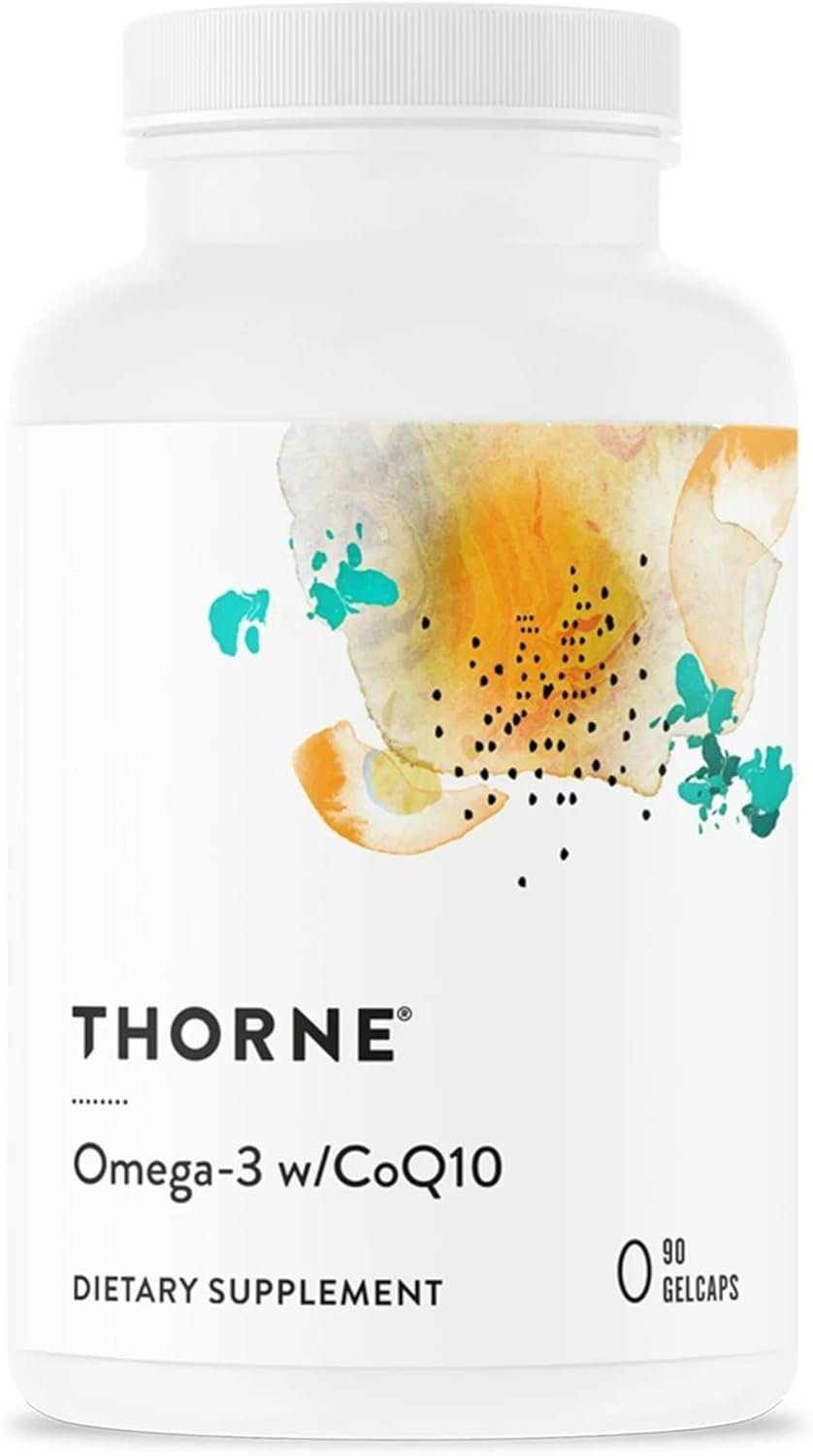 Omega-3 Thorne con CoQ10 - EPA, DHA - 90 cápsulas
