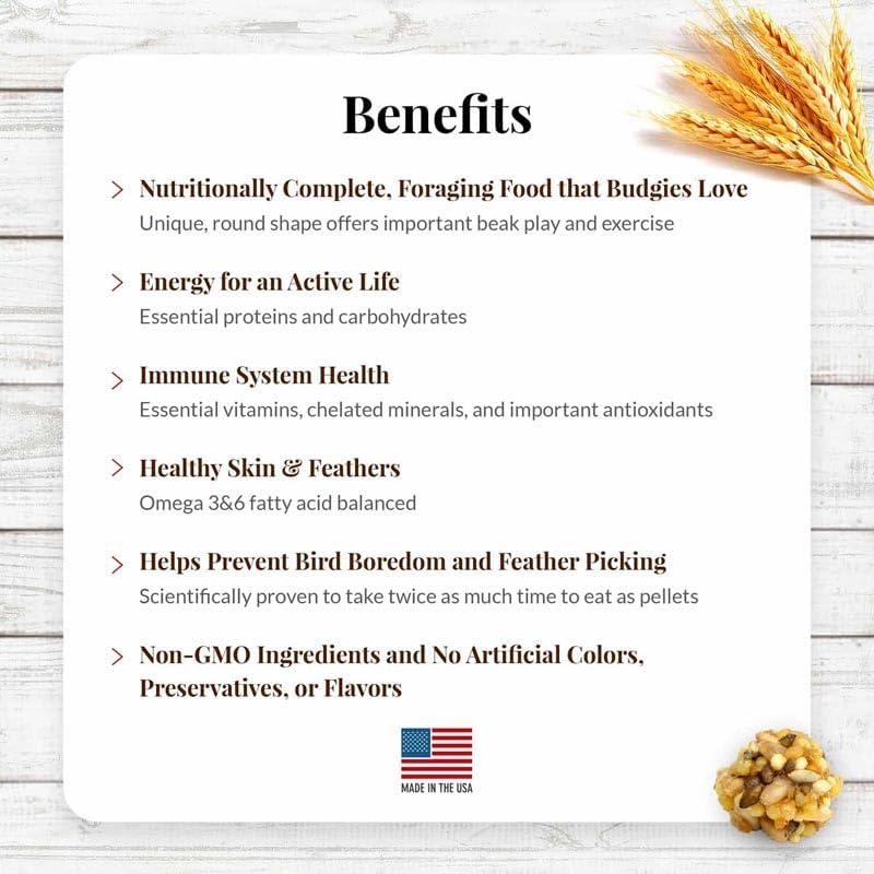 Alimento para pájaros para mascotas 4 libras