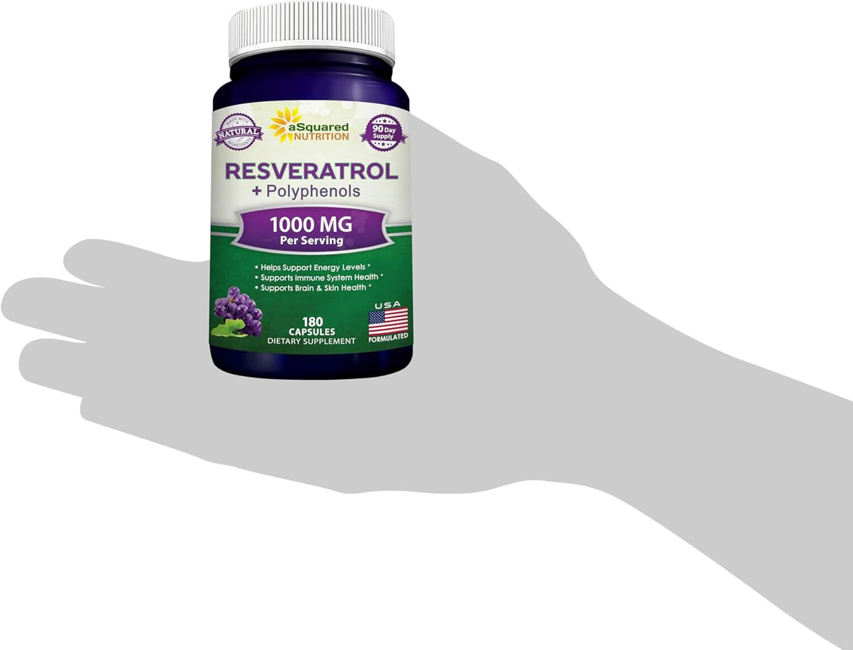 Suplemento Resveratrol natural con extracto de vino tinto
