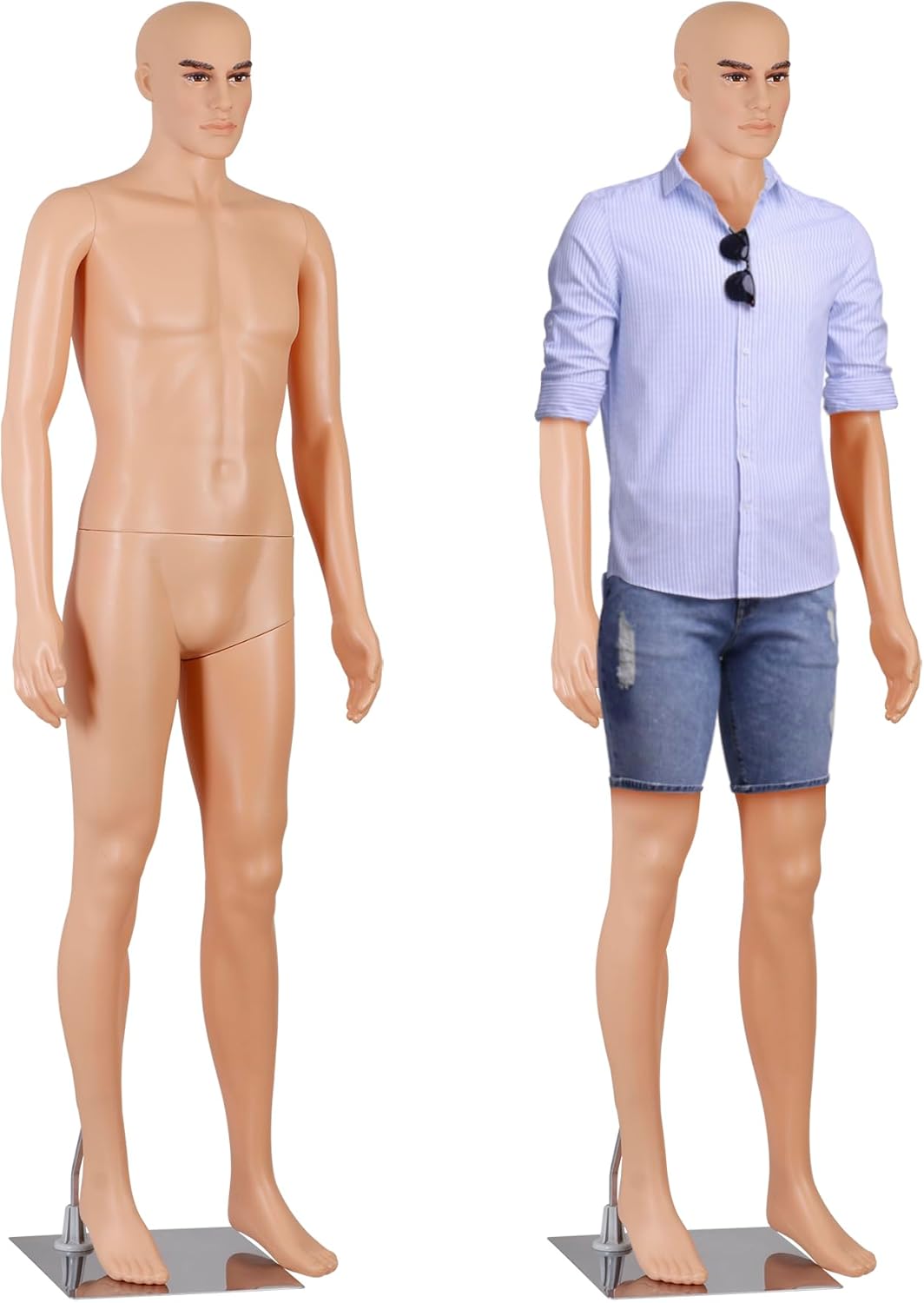 Maniquí ZENY Hombre 73 Ajustable, Rotación 360°, Detachable