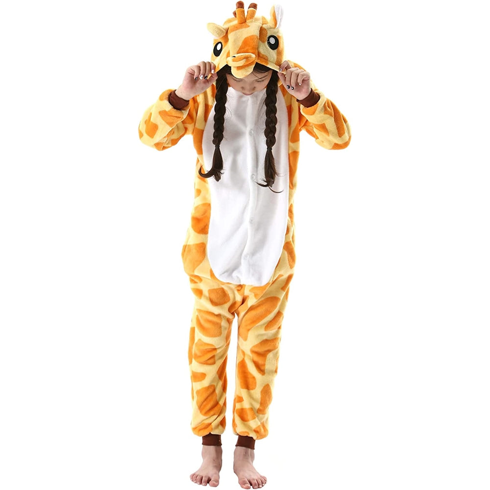 Pijama de animales de Halloween para niñas talla Jirafa
