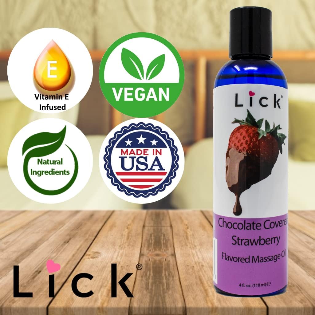 Aceites de aromaterapia con sabor a fresa LICK