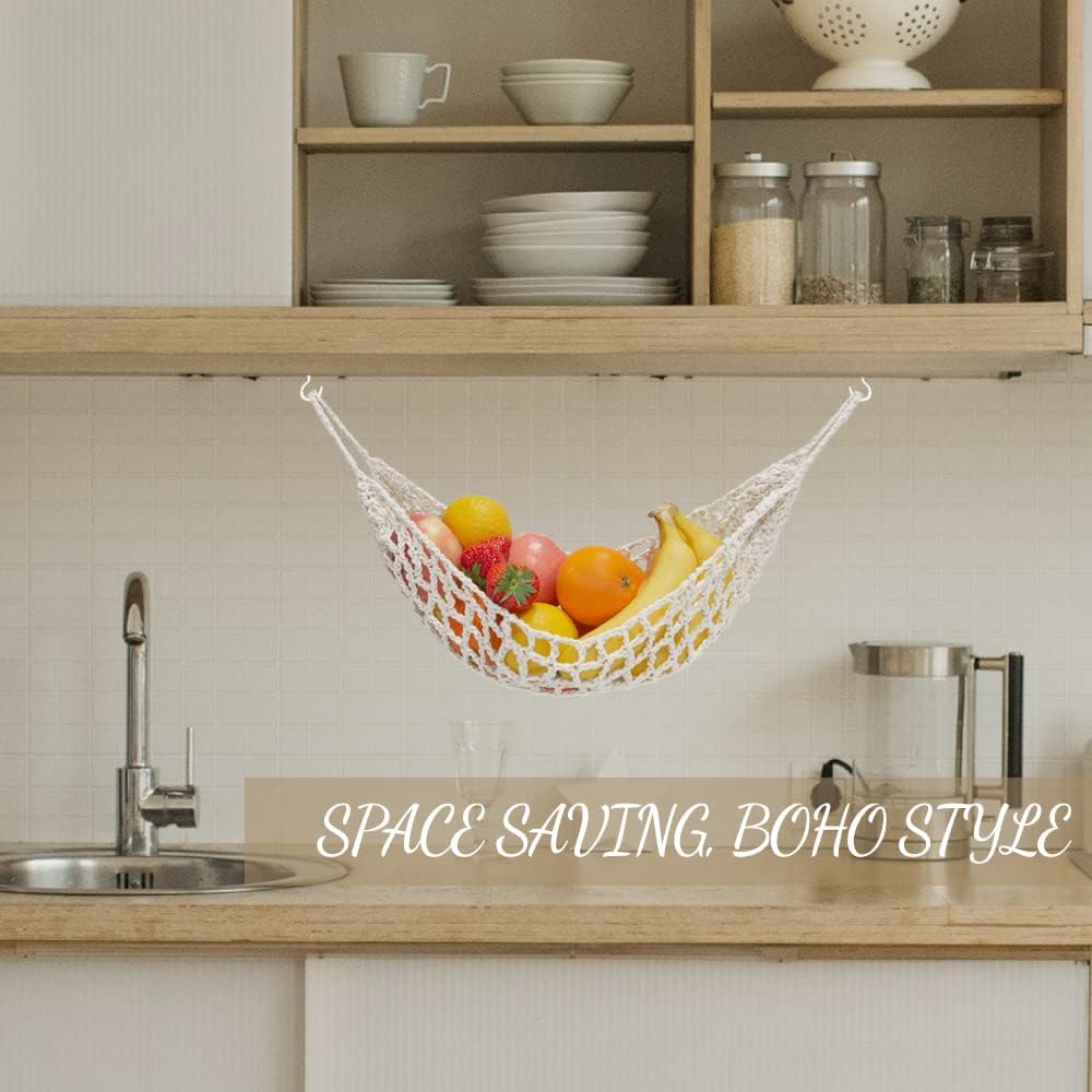 Hamaca de Frutas para Cocina, Decoración Boho, Macrame, Modelo RV