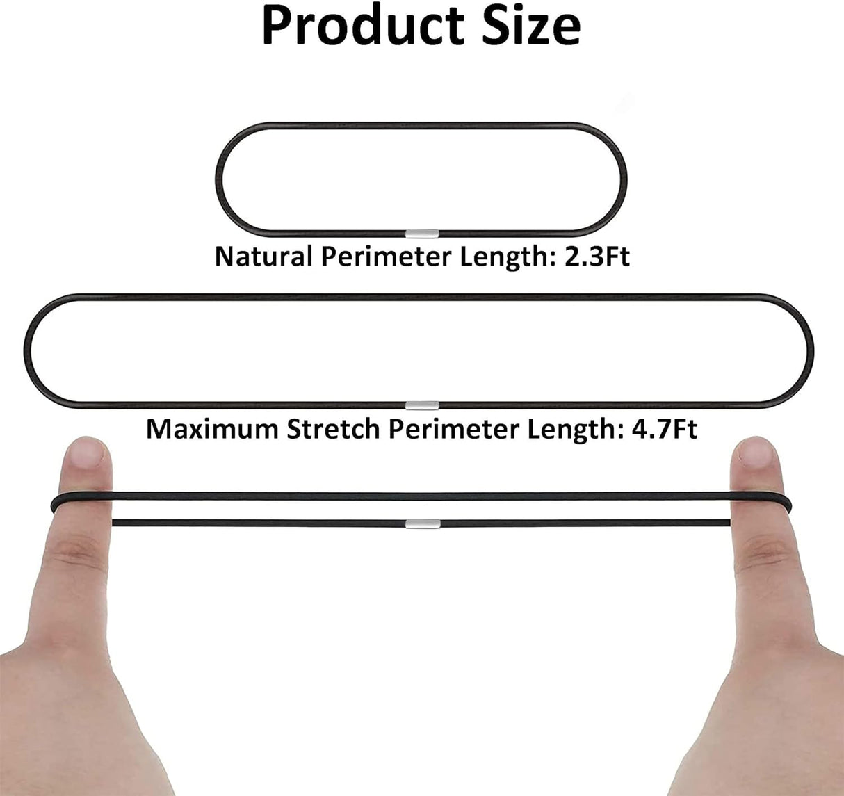 Juego de 3 bandas para botes de basura de 13 a 30 galones, bandas elásticas para botes de basura Hongmed para artículos para el hogar, banda colorida para forro de botes de basura, bueno