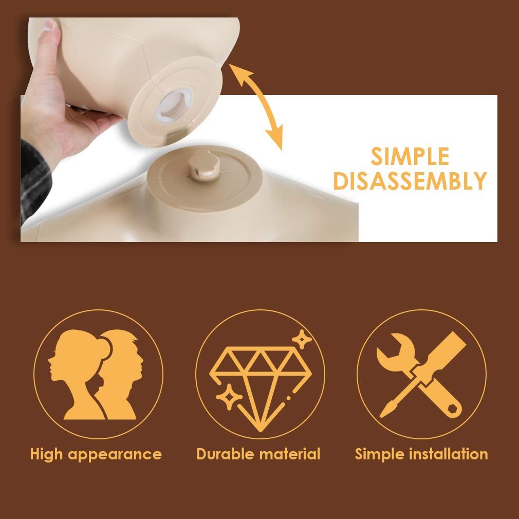 Maniquí Masculino Ajustable 42-59 Base Metal - Modelo Torso